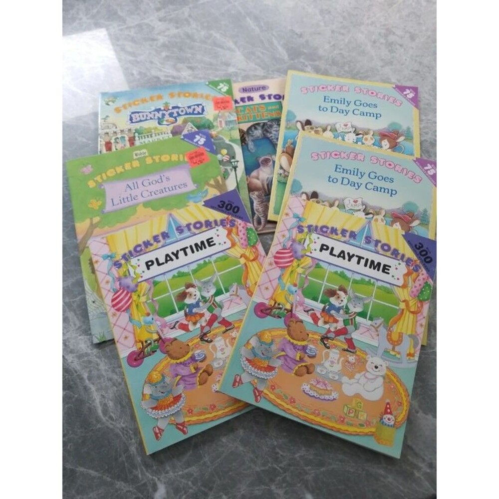 Collection of Sticker Stories books